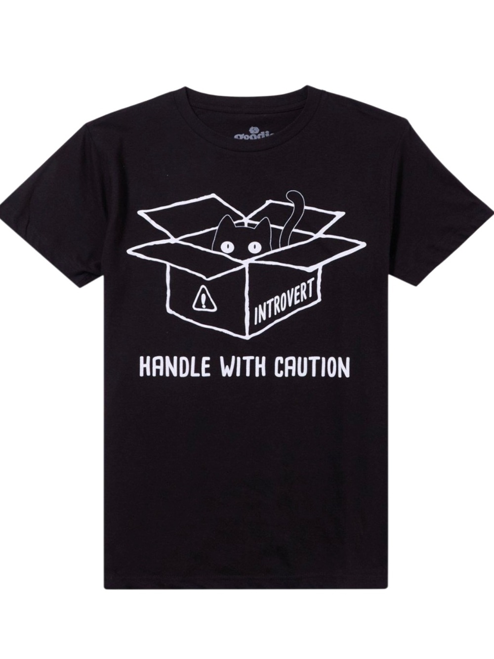 Goodie Two Sleeves Cat Introvert Graphic Tee